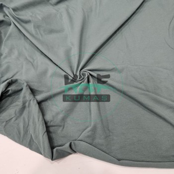 Penye Süprem Kumaş | %95 Pamuk %5 Elastan | Soft Yeşil