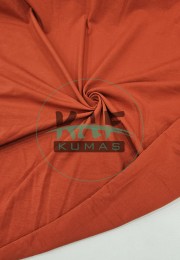 Penye Süprem Kumaş | %95 Pamuk %5 Elastan | Açık Kiremit