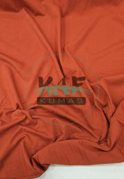 Penye Süprem Kumaş | %95 Pamuk %5 Elastan | Açık Kiremit
