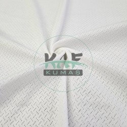 Ekru Delikli Pointelle Ribana Kumaş | 100% Pamuk | Model-12