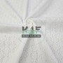 Ekru Delikli Pointelle Ribana Kumaş | 100% Pamuk | Model-8