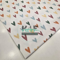 Soft Kalpler Desenli Kaşkorse Kumaş