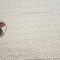 Beyaz Zemin Köpekler Desen Pano Kumaş 180x 82cm