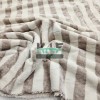 Bambulu Havlu Kumaş | Krem Çizgili %40 Bambu %40 Polyester %20 Pamuk