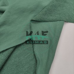 Üstü Carbon Fırçalı Yumuşak Diagonal Üç İplik Kumaş | %65 Pamuk %35 Polyester | Granit Yeşili