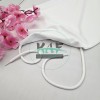 Şeffaf Uçlamalı 140 cm Beyaz Kordon Bağcık | Sweatshirt-Eşofman İpi 1 Adet