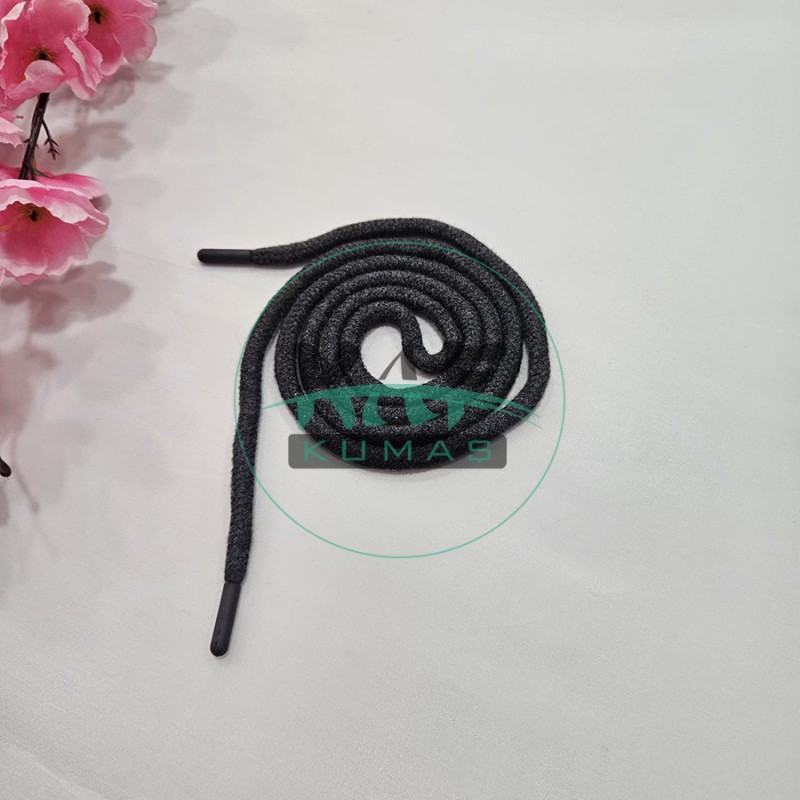 Set Fırsat* Koyu Gri 50'lu Kordon Bağcık 120 cm & No 5 Siyah Renk 100'li Kuşgözü Set