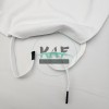 Özel Siyah Sakız Uçlamalı 115 cm Beyaz Kordon Bağcık | Sweatshirt-Eşofman İpi 1 Adet