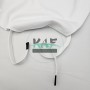 Özel Siyah Sakız Uçlamalı 115 cm Beyaz Kordon Bağcık | Sweatshirt-Eşofman İpi 1 Adet