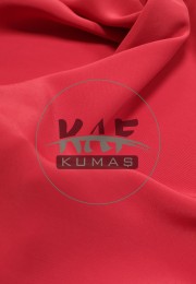 Kırmızı Maroken Kumaş Elbiselik