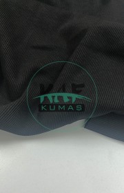 3 İplik Şardonlu Kumaş | Siyah Kombin Kaşkorse Kumaş