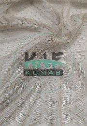 Küçük Puantiyeli Tül Kumaş| Gri