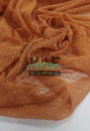 Küçük Puantiyeli Tül Kumaş | Tarçın