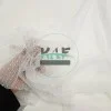 Küçük Puantiyeli Abiyelik Tül Kumaş | Beyaz