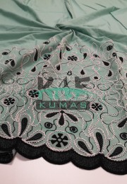 Brodeli (Nakışlı) Pamuk Vual Kumaş | Mint 17191_2