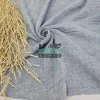 Krinkıl Müslin |  Çift Renk 2 Katlı Bürümcük Kumaş | Denim Ve Krem