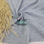 Krinkıl Müslin |  Çift Renk 2 Katlı Bürümcük Kumaş | Denim Ve Krem