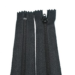 Pantolon Fermuarı | Kemik Fermuar Uzunluk: 18 cm Siyah