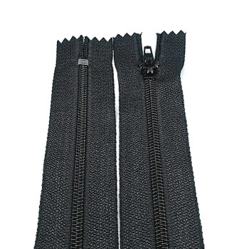 Pantolon Fermuarı | Kemik Fermuar Uzunluk: 18 cm Siyah