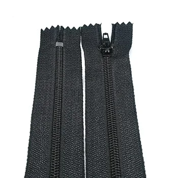 Pantolon Fermuarı | Kemik Fermuar Uzunluk: 18 cm Siyah