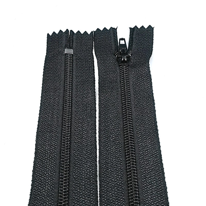 Pantolon Fermuarı | Kemik Fermuar Uzunluk: 18 cm Siyah