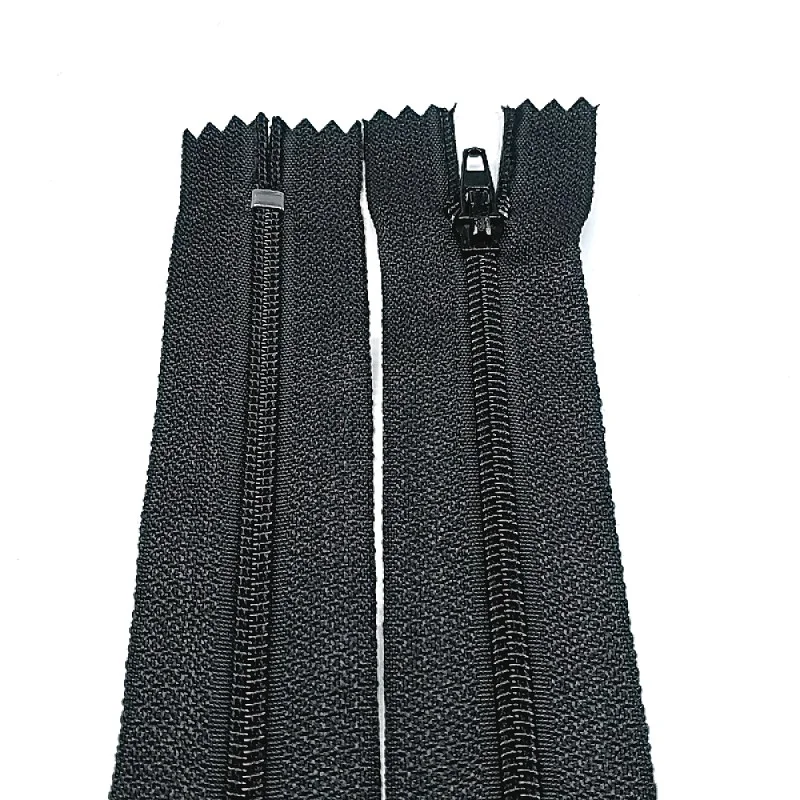 Pantolon Fermuarı | Kemik Fermuar Uzunluk: 18 cm Siyah