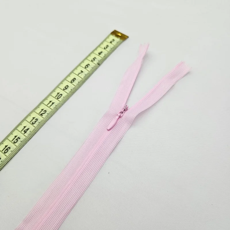 Gizli Fermuar | Uzunluk: 25 cm | Bebe Pembe