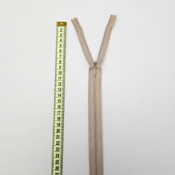 Gizli Fermuar | Uzunluk: 60 cm | Vizon