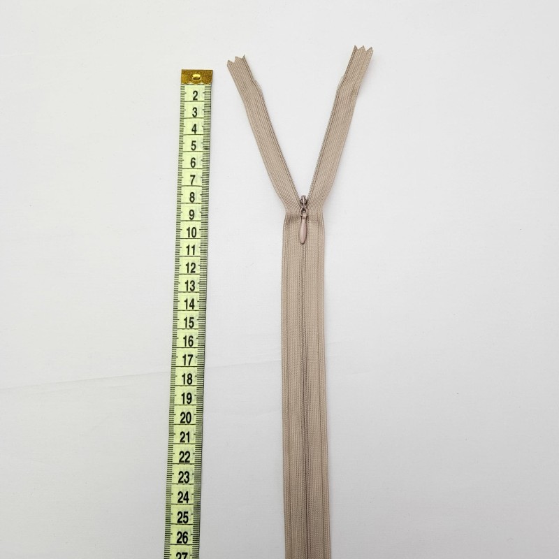 Gizli Fermuar | Uzunluk: 60 cm | Vizon