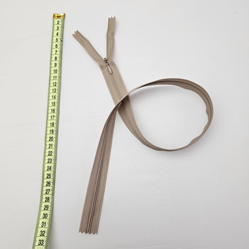 Gizli Fermuar | Uzunluk: 60 cm | Vizon