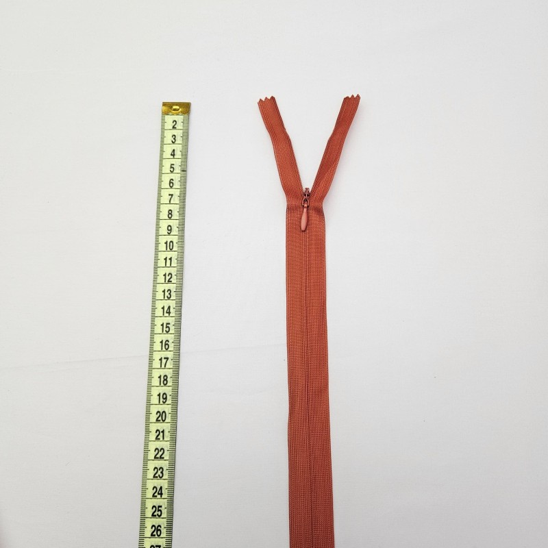 Gizli Fermuar | Uzunluk: 40 cm | Kiremit