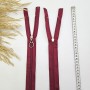 Yuvarlak Halka Fermuar | Mont-Çanta Fermuarı Uzunluk: 47 cm Bordo