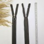 Yuvarlak Halka Fermuar | Mont-Çanta Fermuarı Uzunluk: 47 cm Haki