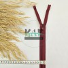 Gizli Fermuar | Uzunluk: 60 cm | Bordo