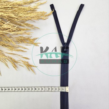 Gizli Fermuar | Uzunluk: 22 cm | Lacivert