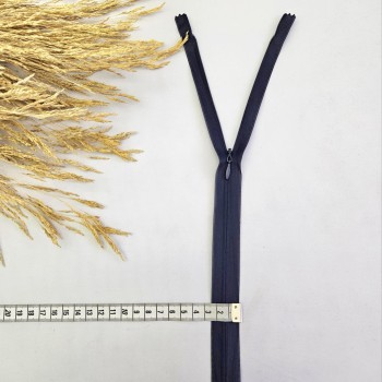 Gizli Fermuar | Uzunluk: 35 cm | Lacivert