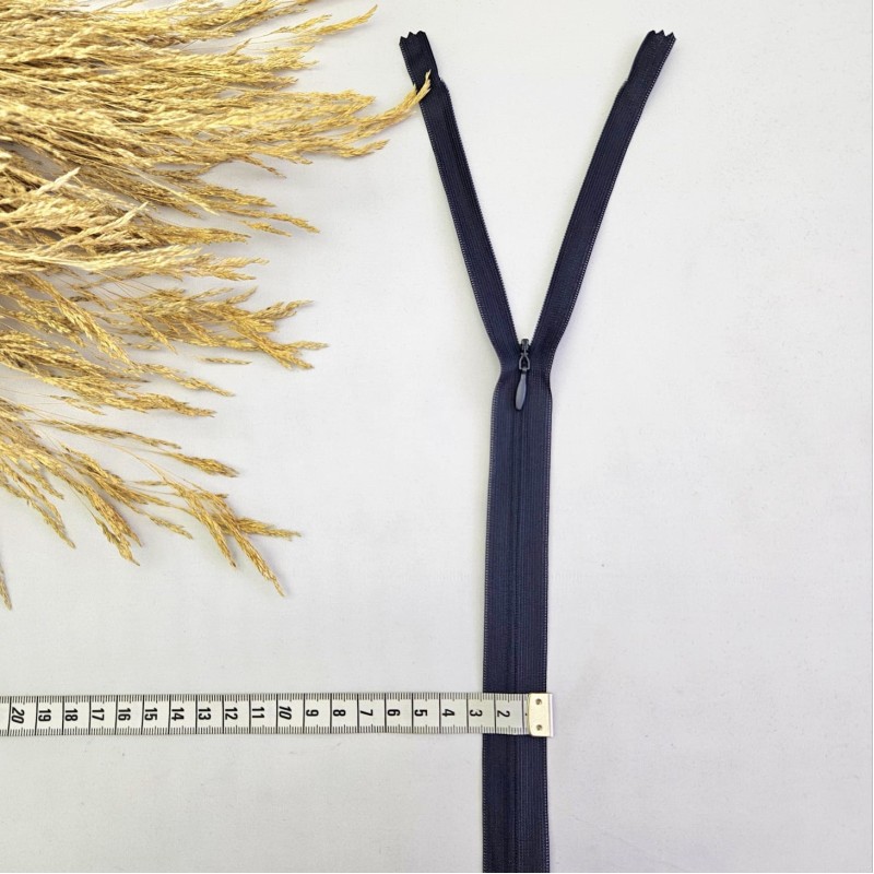 Gizli Fermuar | Uzunluk: 35 cm | Lacivert