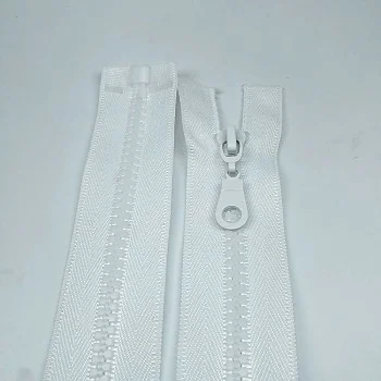 Kemik Fermuar | Çanta Fermuarı Uzunluk: 28 cm Beyaz