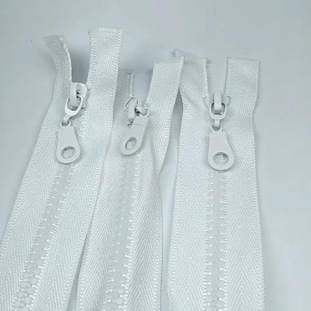 Kemik Fermuar | Çanta Fermuarı Uzunluk: 28 cm Beyaz