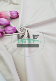 Penye %95 Pamuk %5 Elastan İki İplik Kumaş | Açık Bej