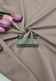 Penye %95 Pamuk %5 Elastan İki İplik Kumaş | Açık Kahverengi