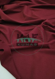Penye %95 Pamuk %5 Elastan İki İplik Kumaş | Bordo