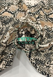 Baskılı Penye İki İplik Kumaş| Leopar Desen