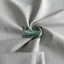 Penye %95 Pamuk %5 Elastan İki İplik Kumaş | Gri