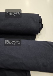 Penye %95 Pamuk %5 Elastan İki İplik Kumaş | Navy-1