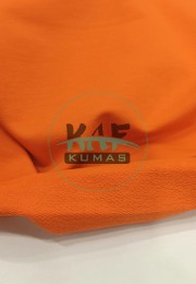 Penye %95 Pamuk %5 Elastan İki İplik Kumaş | Turuncu