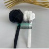Siyah Saten Elastan Lastik