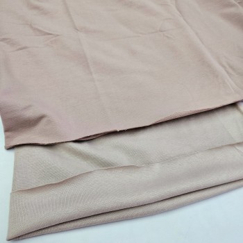 Bej Eşofman Takımı Dikimi için Hazır Set: 250x180 cm İki İplik + 100x70 cm Ribana Kumaş