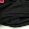 Siyah Eşofman Takımı Dikimi için Hazır Set: 250x180 cm İki İplik + 100x70 cm Ribana Kumaş