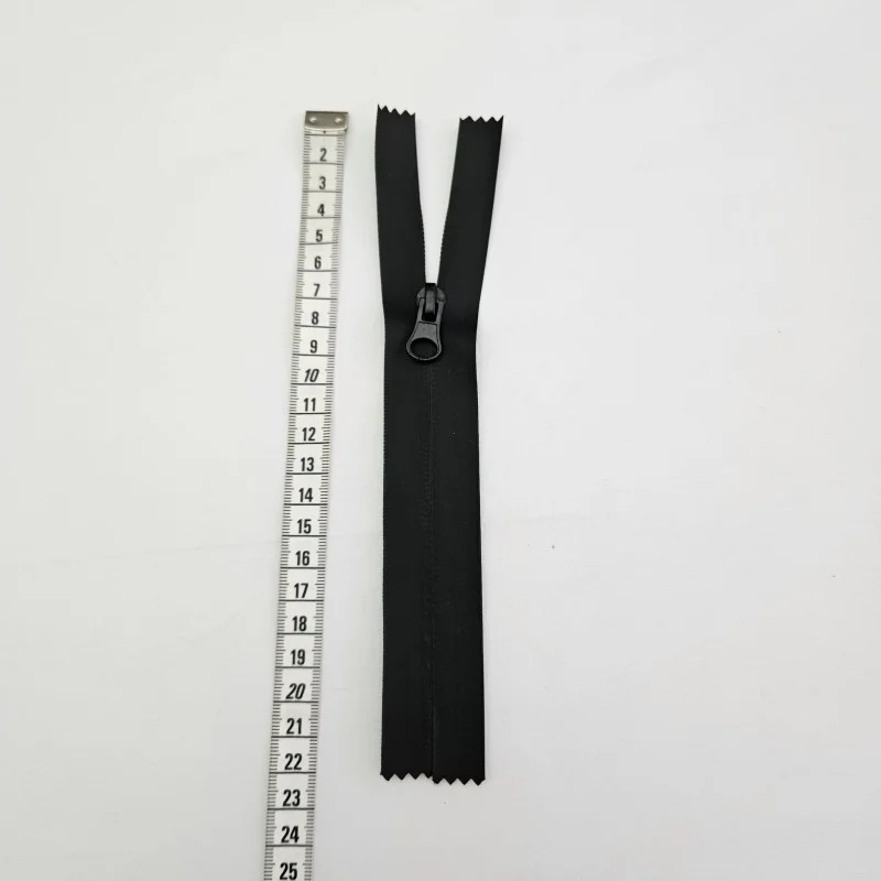 Su Geçirmez PU Kaplama Fermuar | O Fermuar | Uzunluk: 73 cm Siyah Çift Elcikli